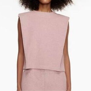 Aritzia, Babaton, The Group, Sleevless Sweater, Tank, Light Birch, Pink, Size S